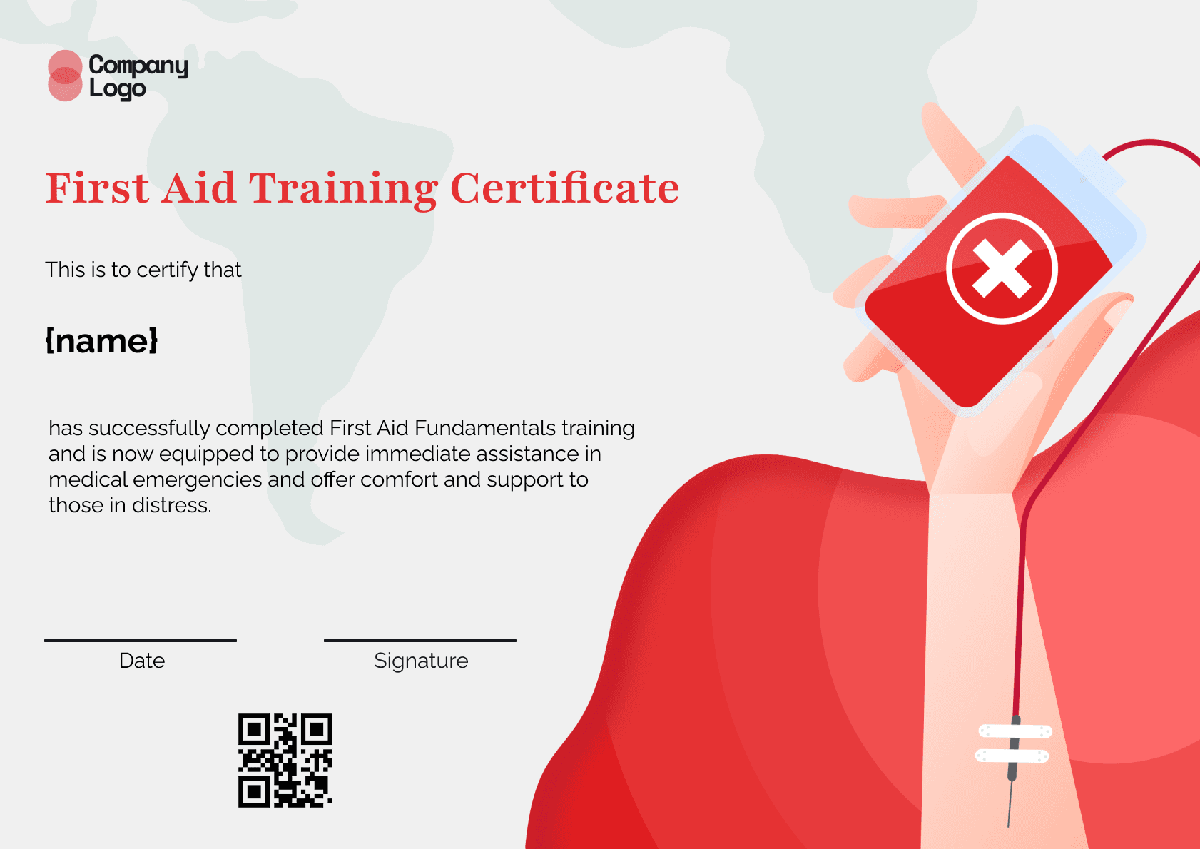 Wauld - Professional and attractive green recognition badge template