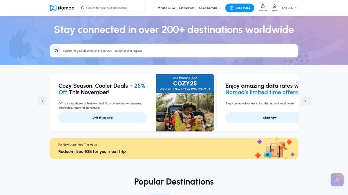 9 Essential Esims For Travel You Need in 2025 - Nomad