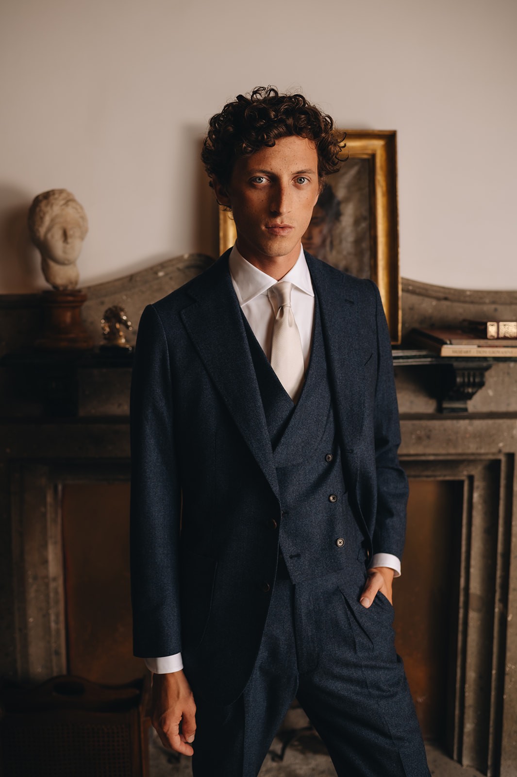 Sottolana, made-to-measure wedding suit by Michael & Giso