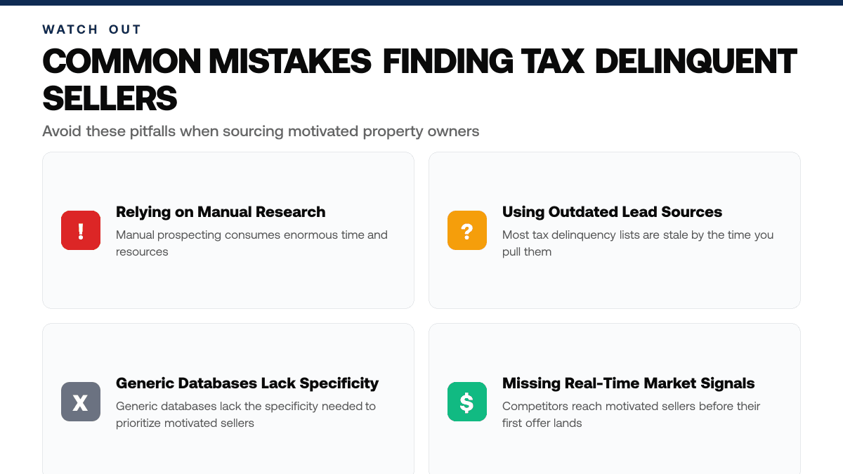 How to Find Tax Delinquent Sellers in 48 Hours — warning-callouts