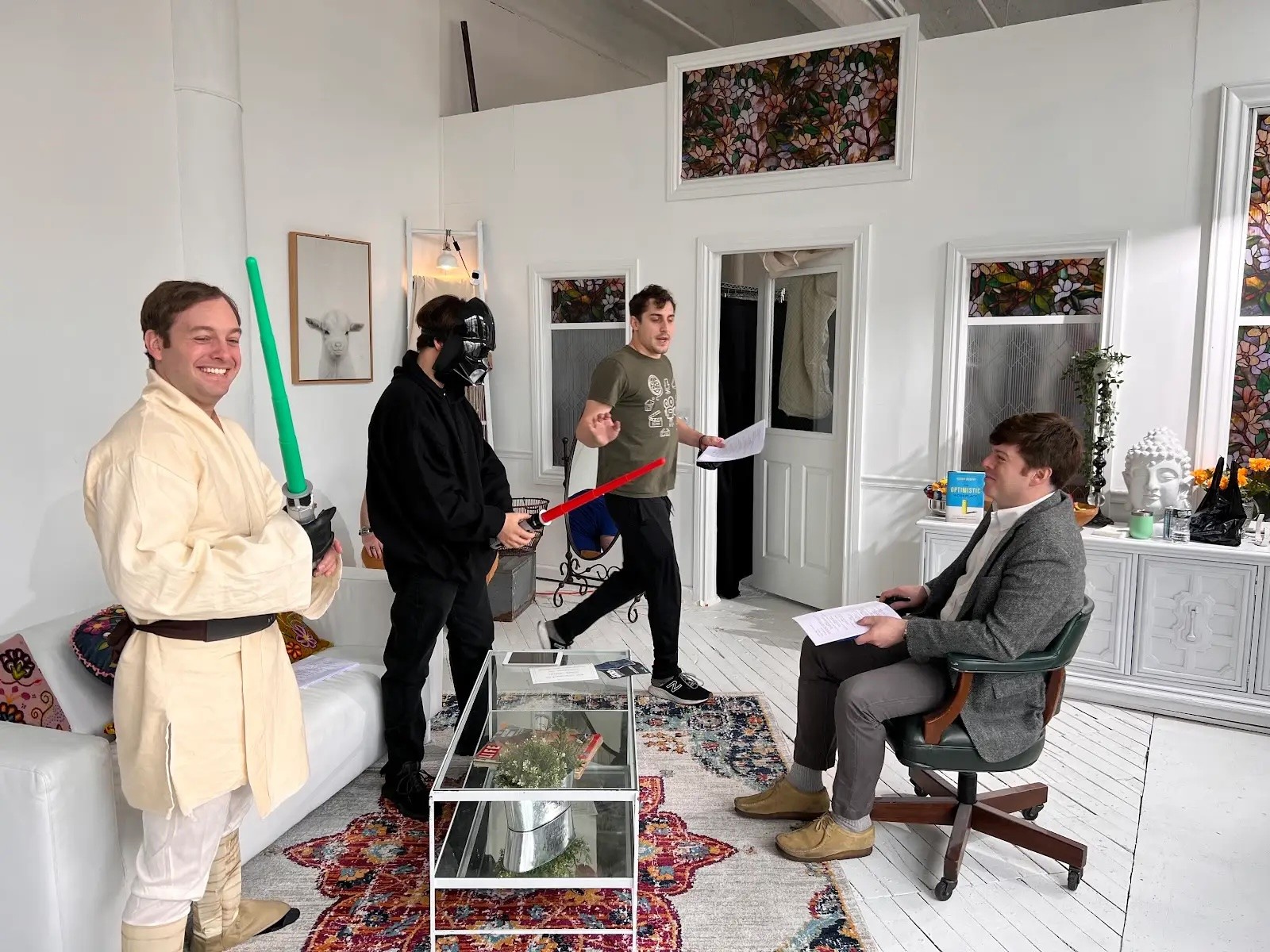 Star Wars sketch filmed on Sal Sour’s office set