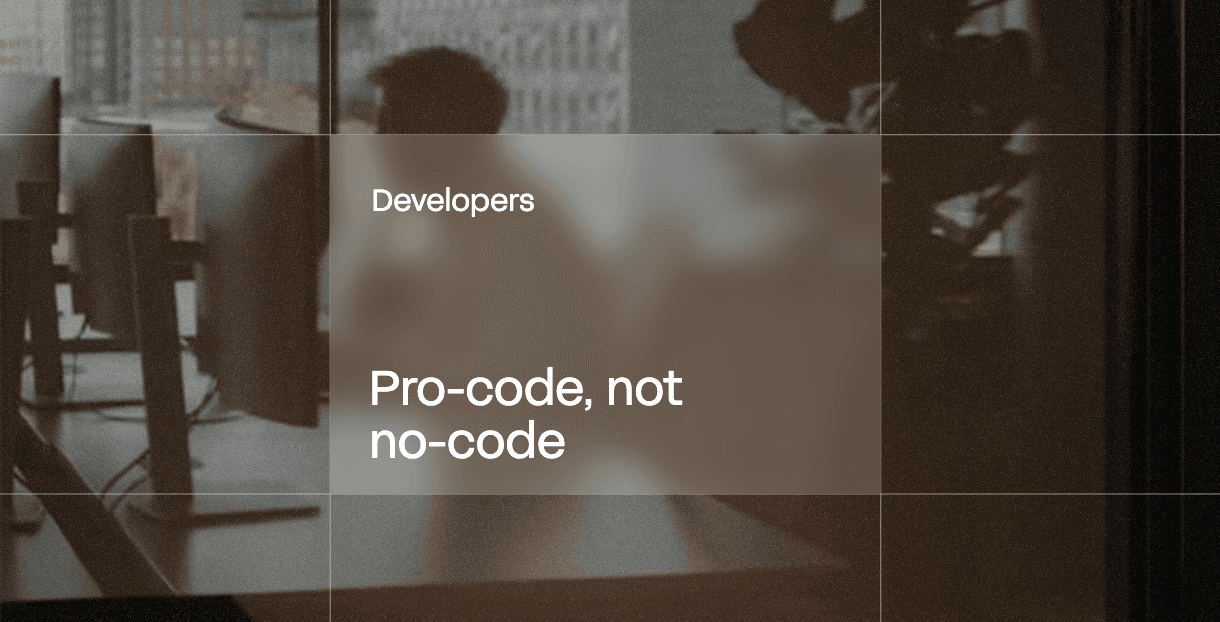 Why pro-code solutions still empower business users