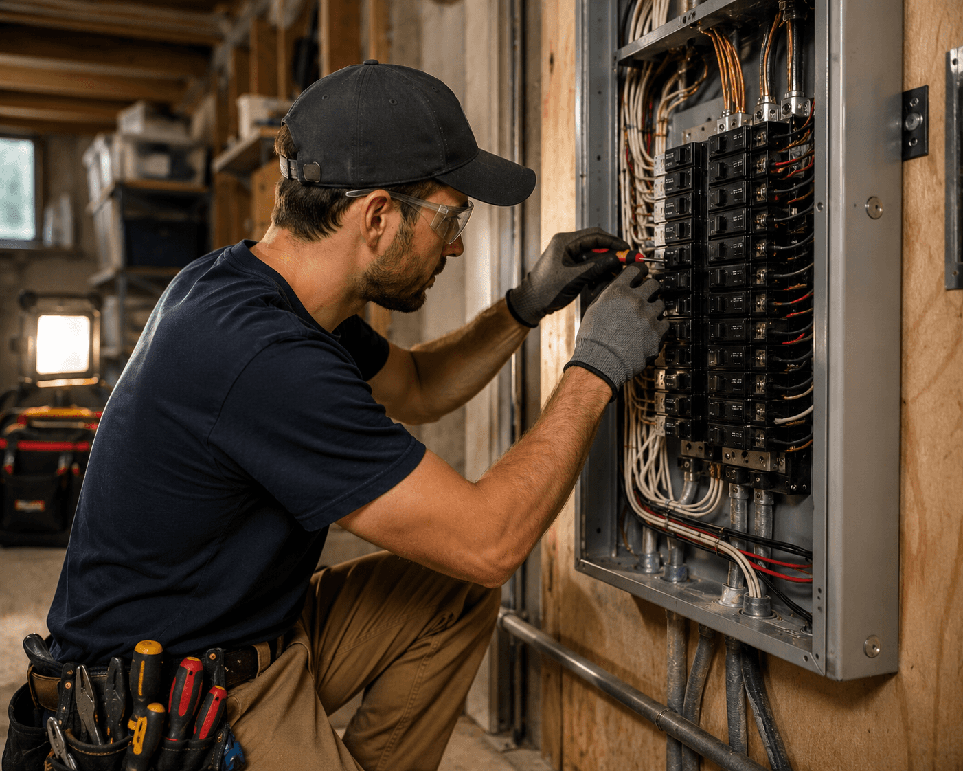 A panel upgrade service