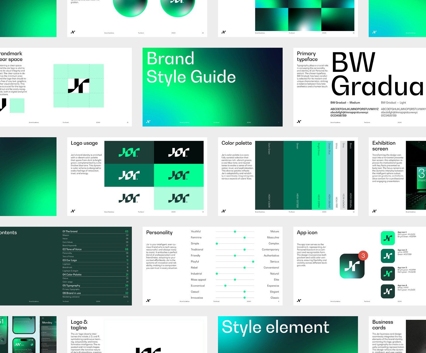 Brandguidelines design JOR by Typefool