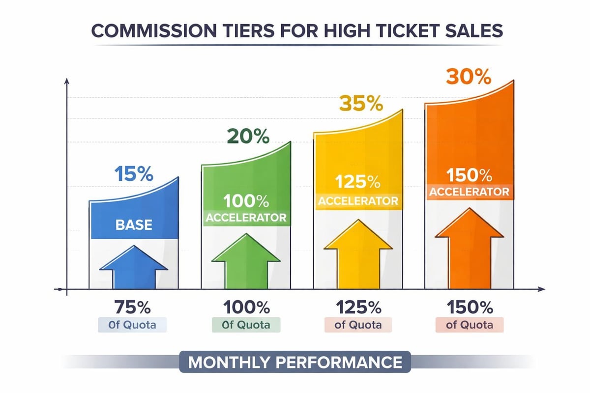 Commission structure tiers