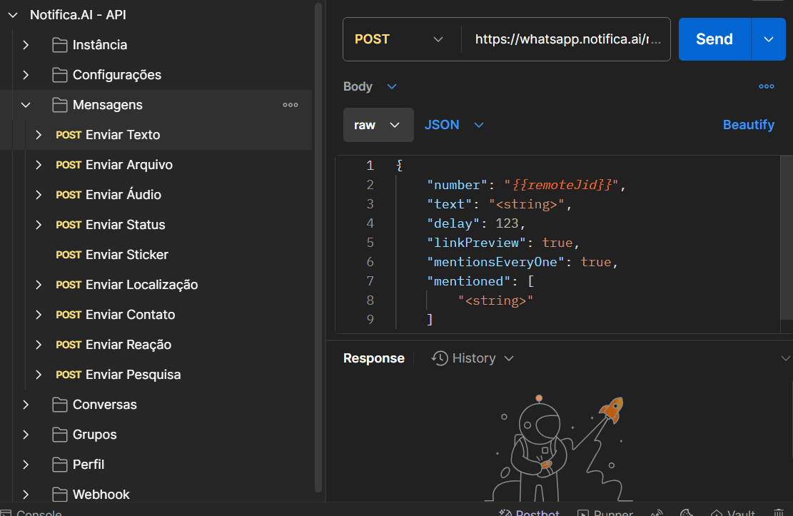 Preview of the AI Writer of the FlowCRM app