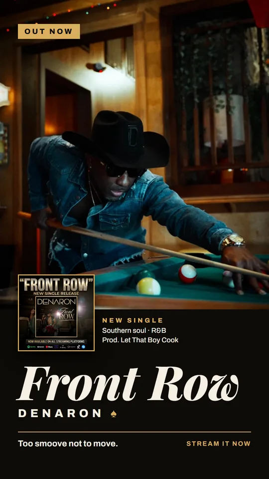 Denaron 'Front Row' out now story post