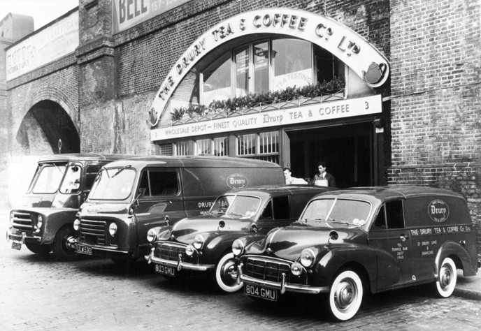 original drury with fleet of vans