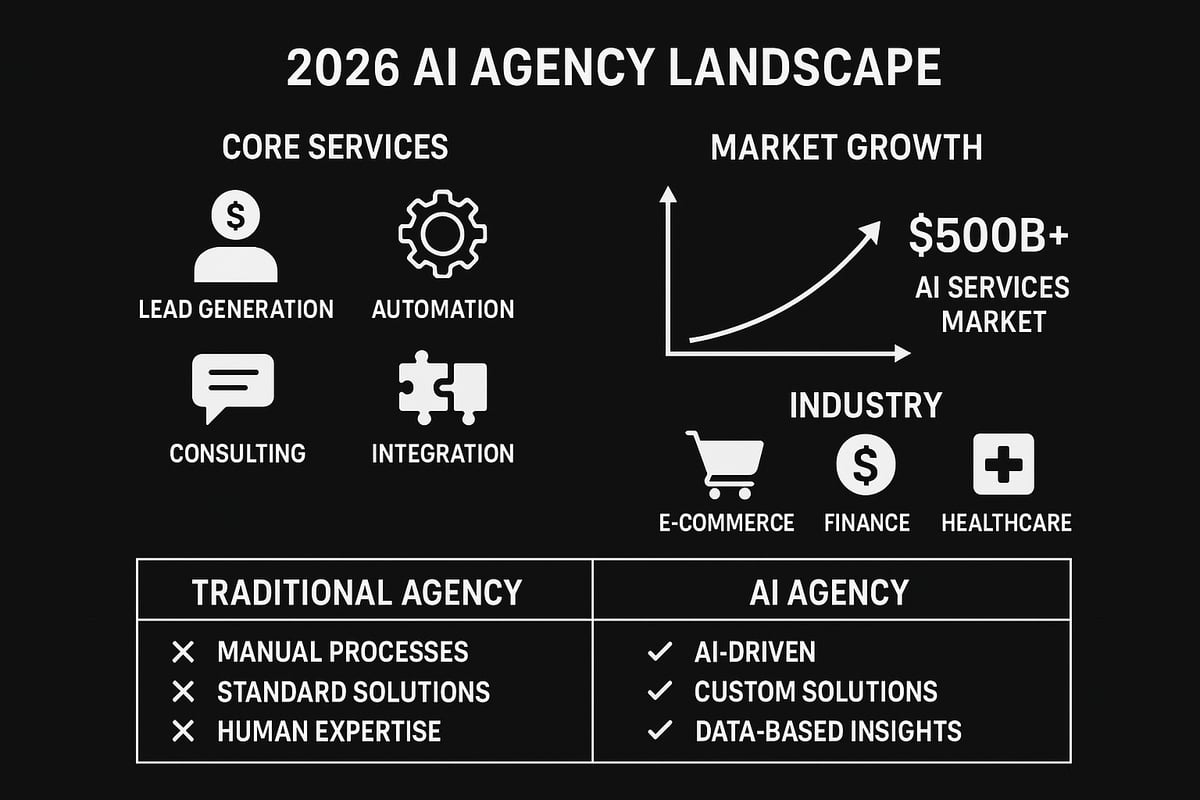 The 2026 AI Agency Landscape: Market Trends & Opportunities