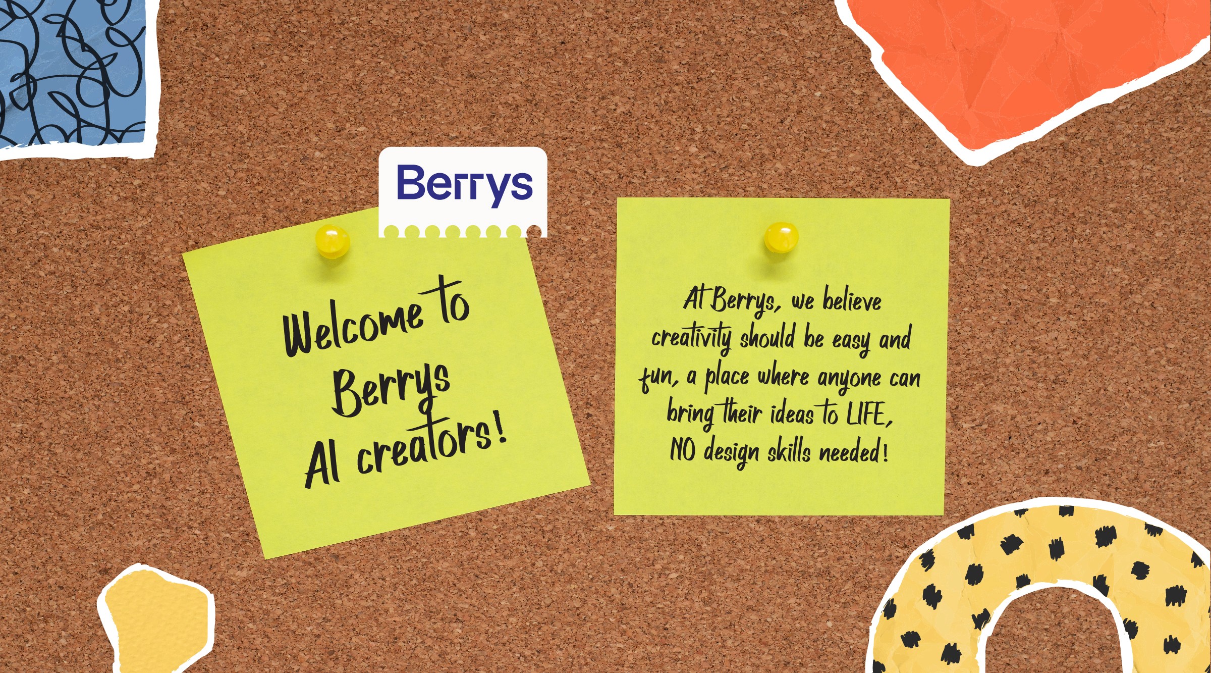 Two abstract organic shapes with vibrant gradient colors