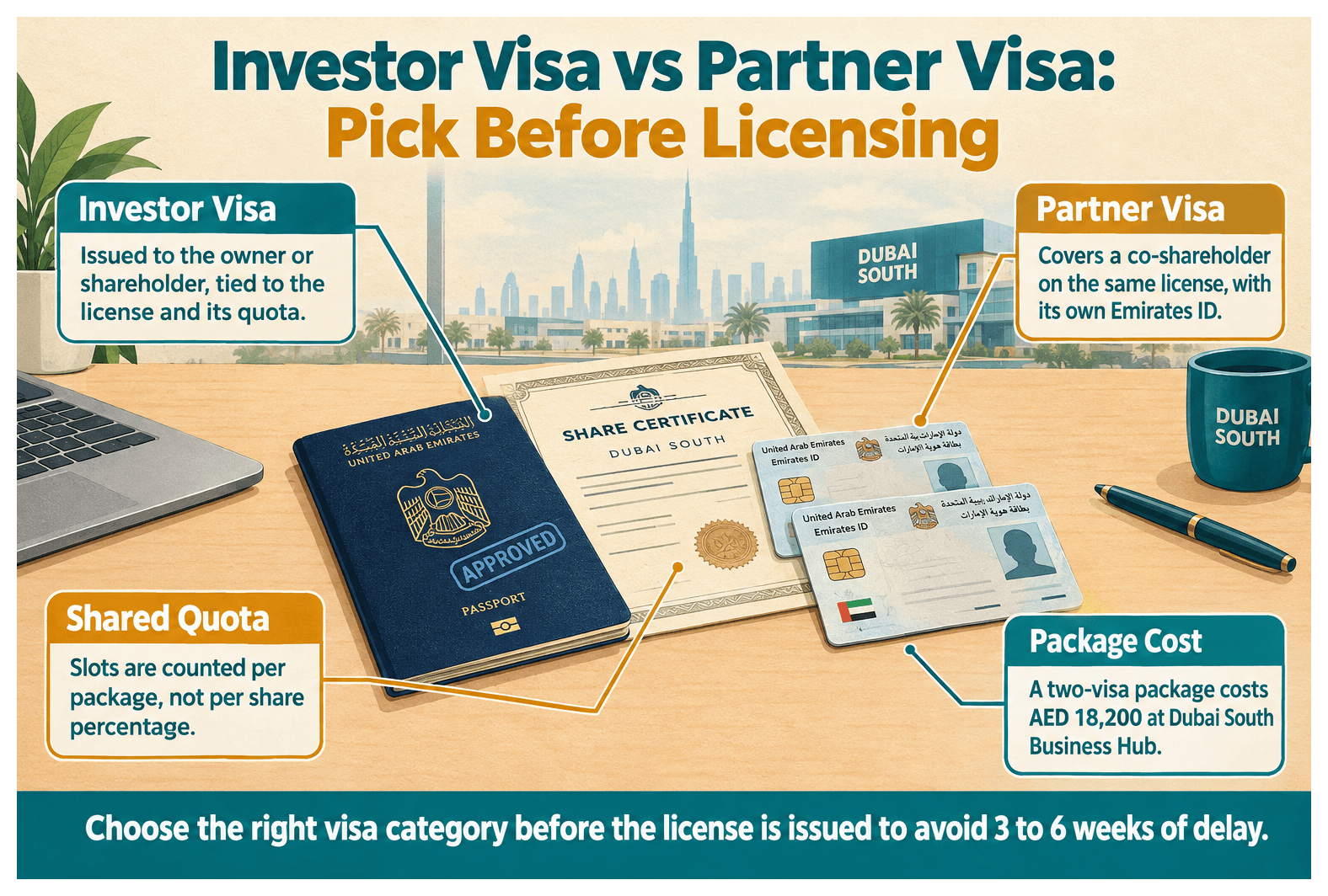 Infographic: What Is the Difference Between an Investor Visa and a Partner Visa