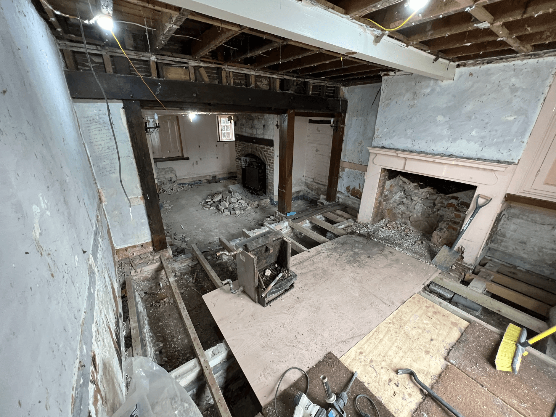 An old room in a listed house