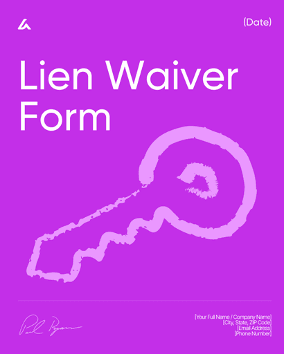 Lien Waiver Form