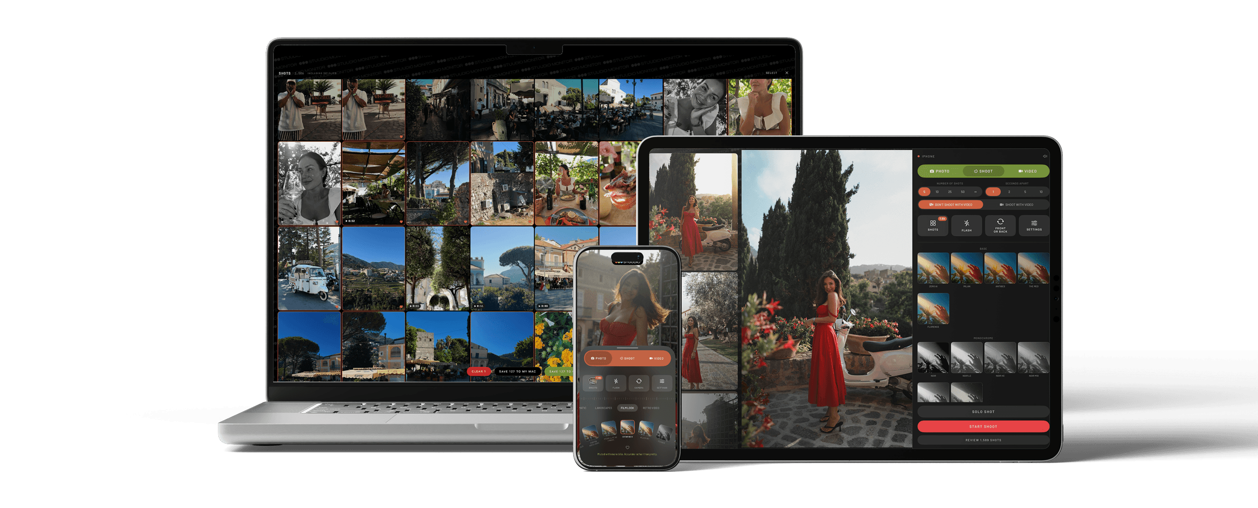 STUUDIO Monitor on Mac, iPad and iPhone
