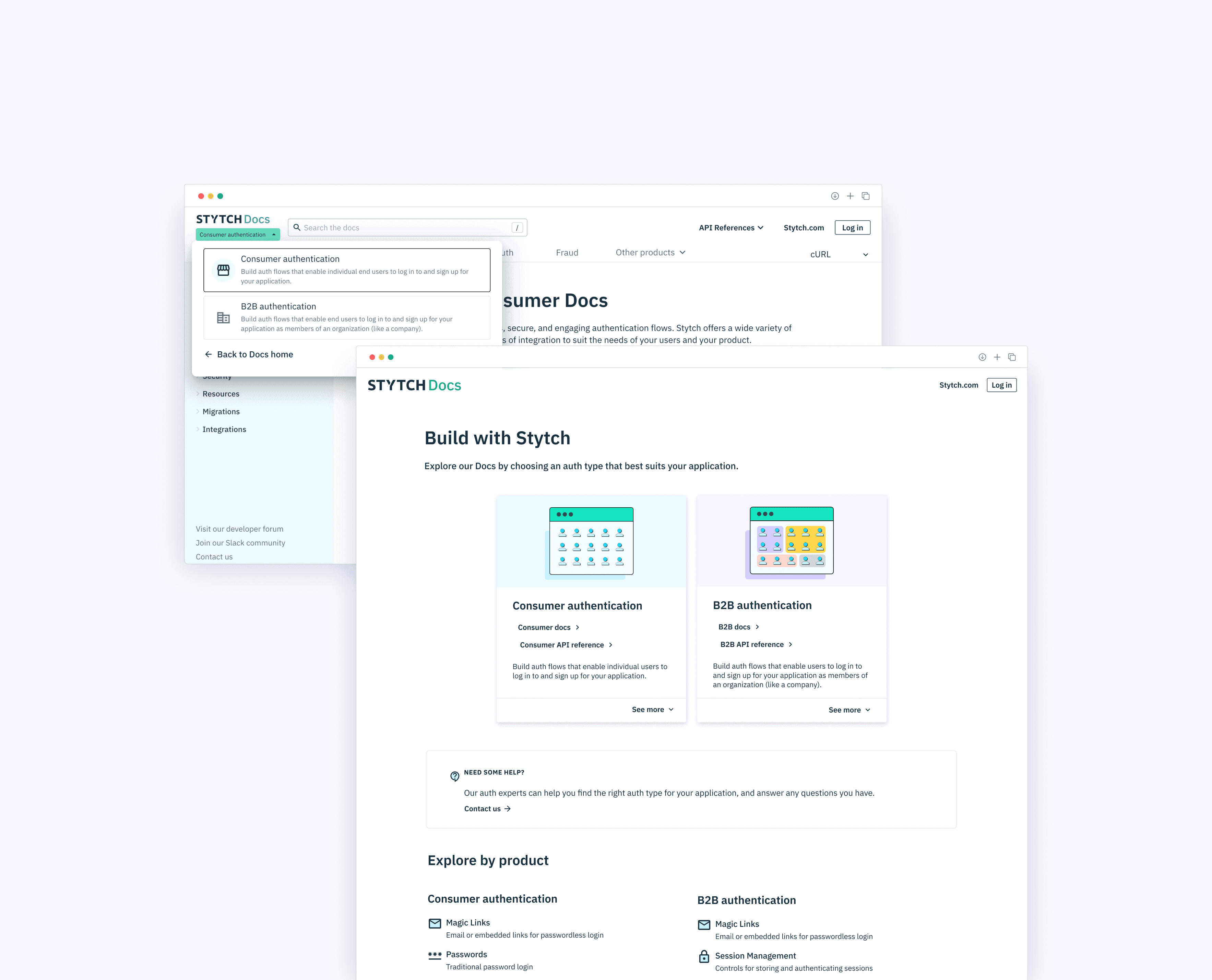Authenticaion example apps