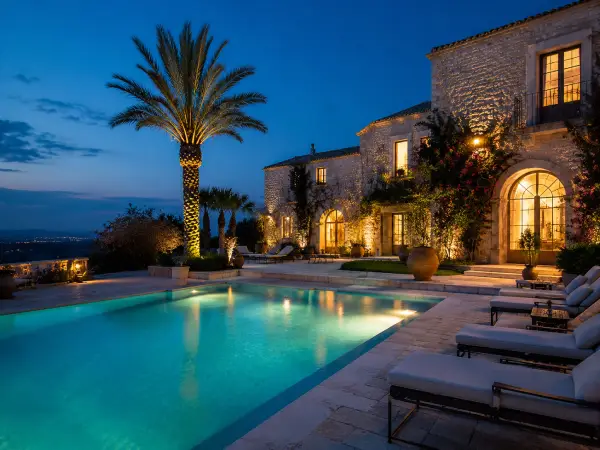 Villa con piscina e terrazza pronta per l’arrivo degli ospiti