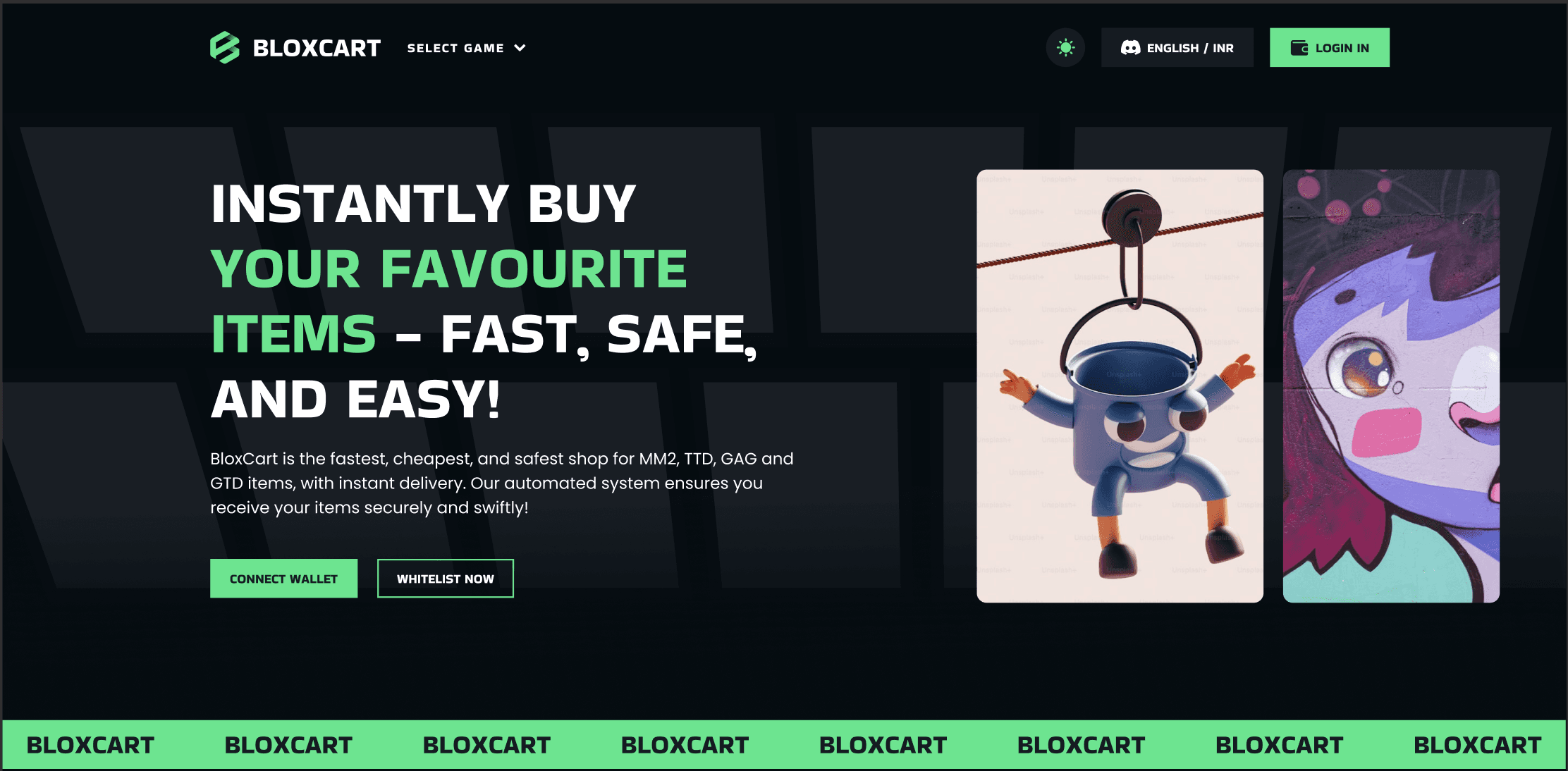 Screenshot of a web application