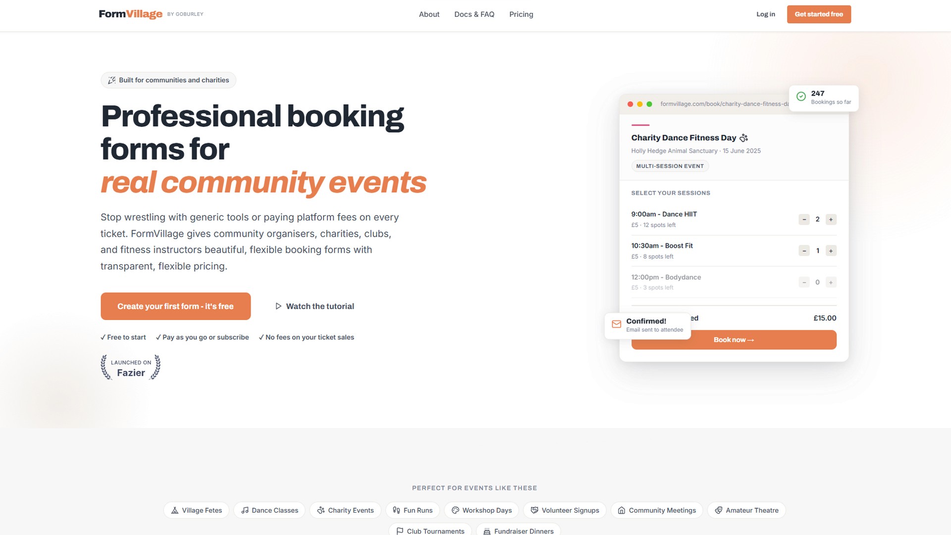 form village website