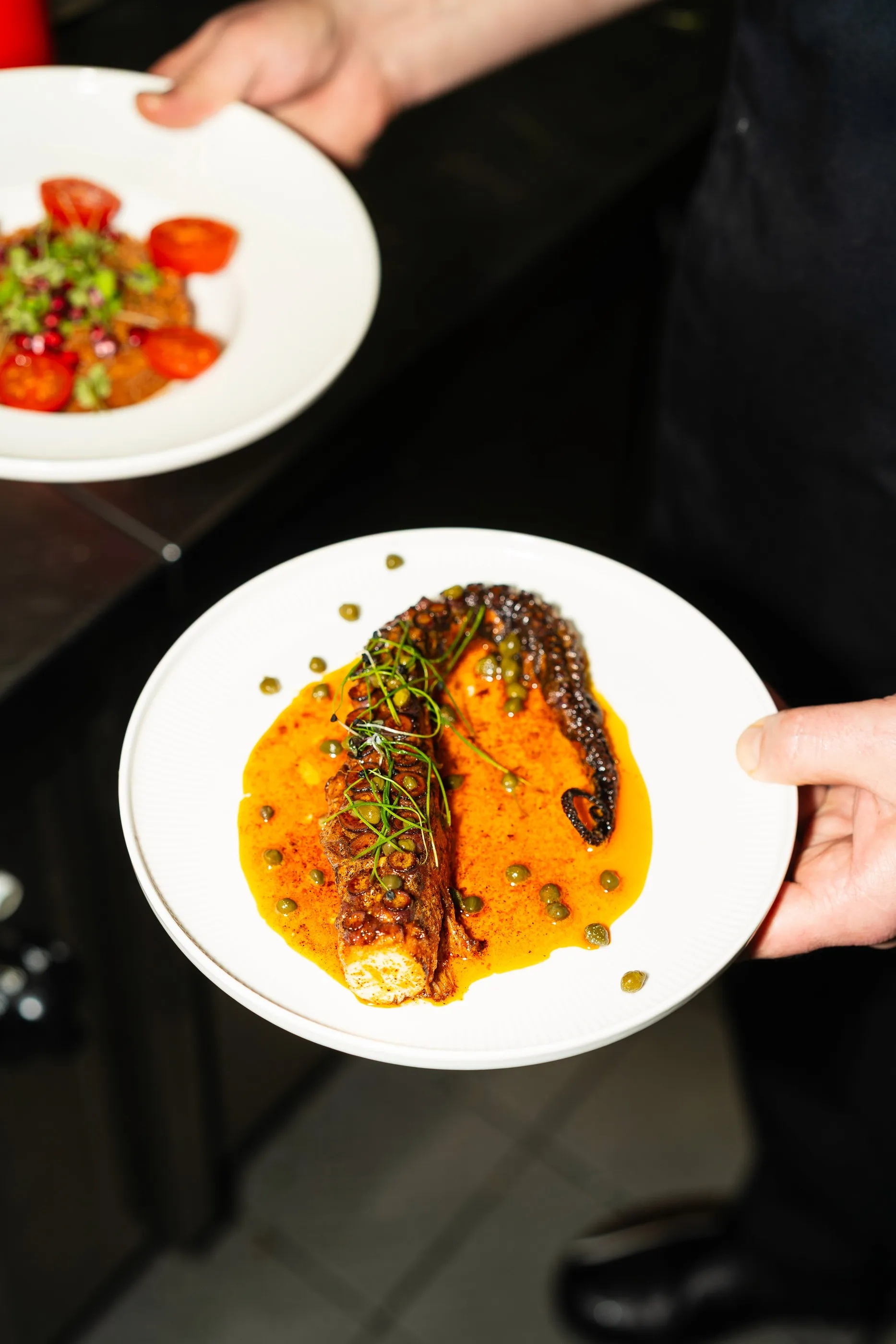 Gegrillter Oktopus, Mezze Saarbrücken Spezialität vom Holzkohlegrill bei Mangal.