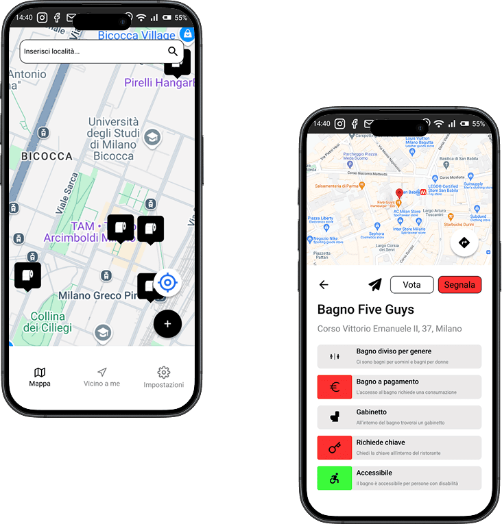 The new UI with the new designed features