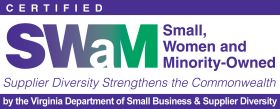 Small Women and Minority-Owned certification logo