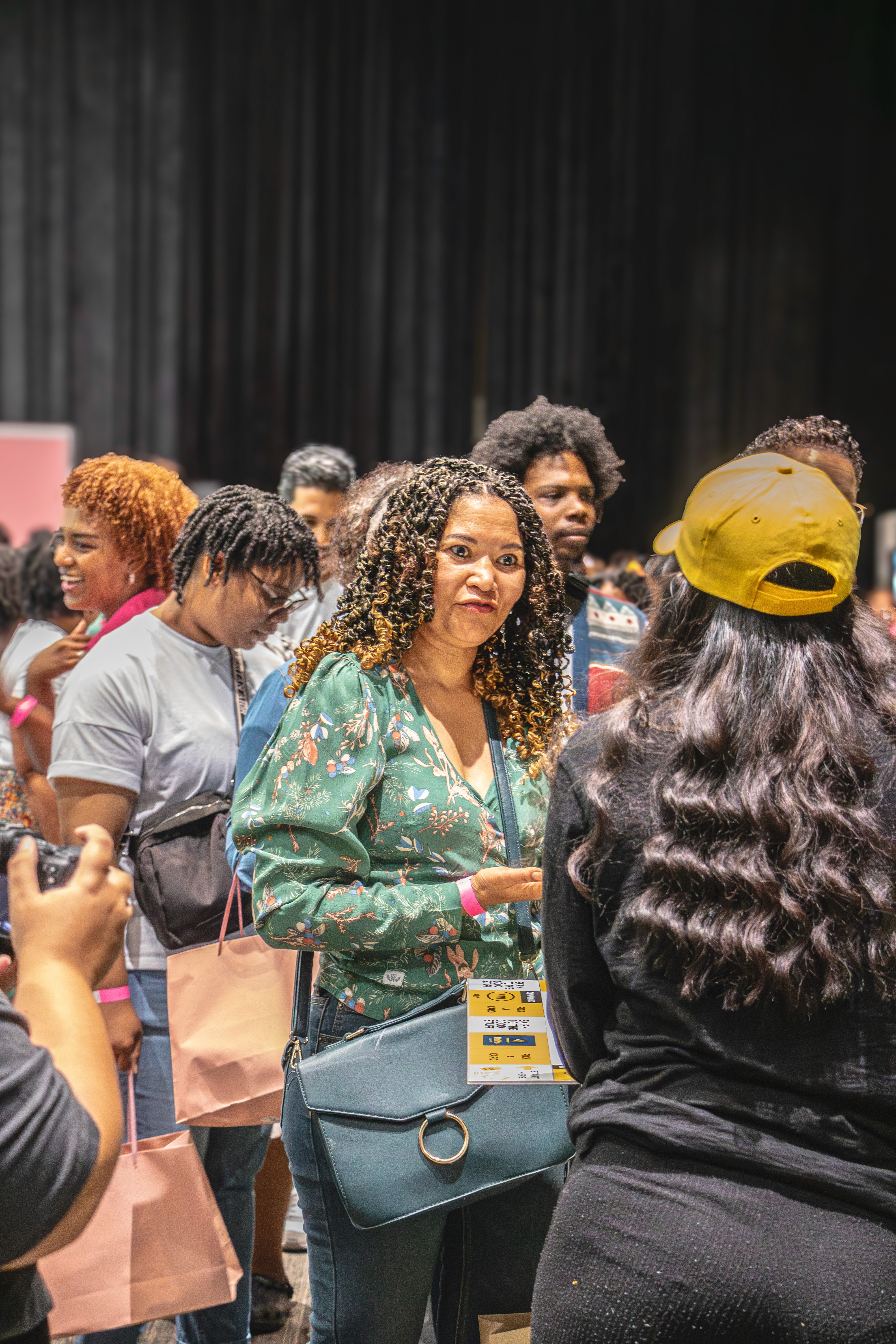 a black female model