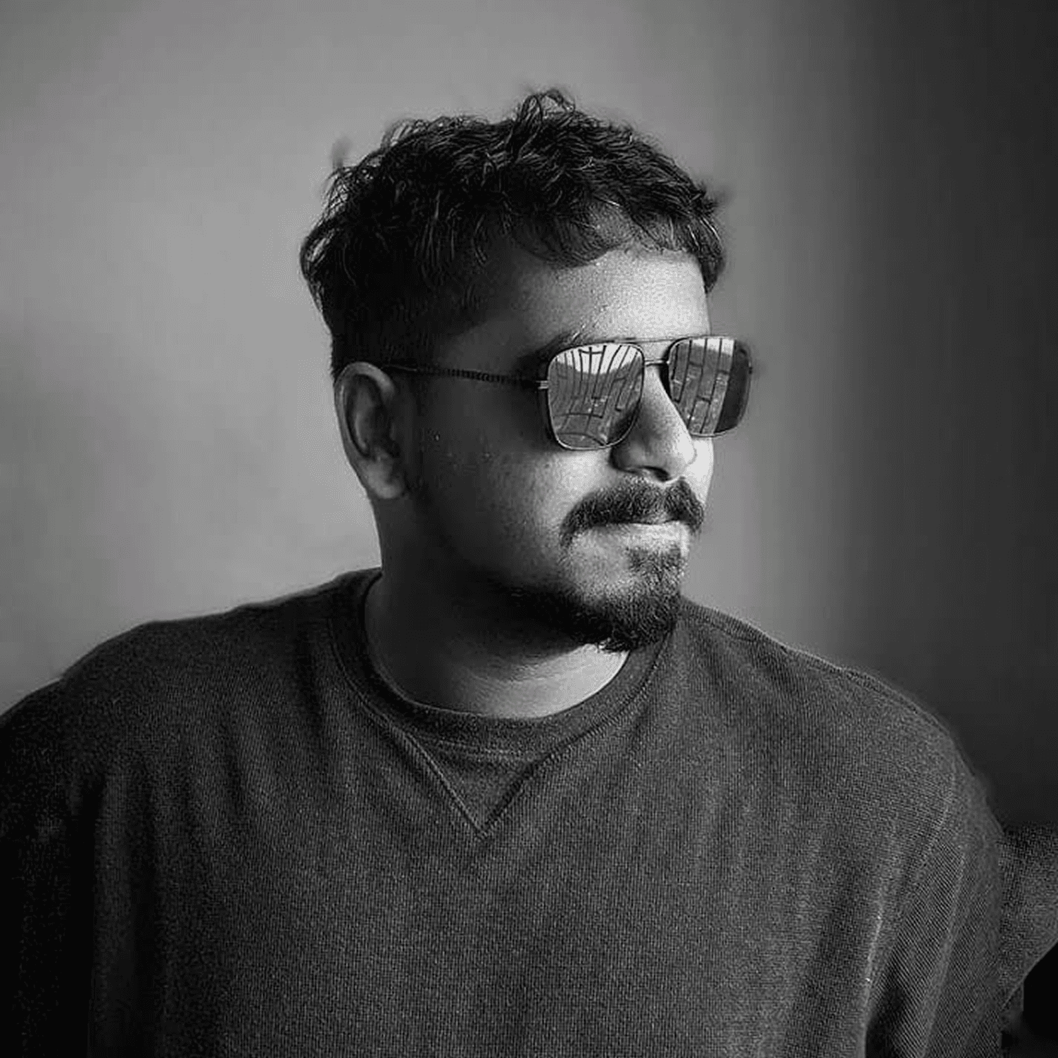 Portrait of portfolio creator – front view