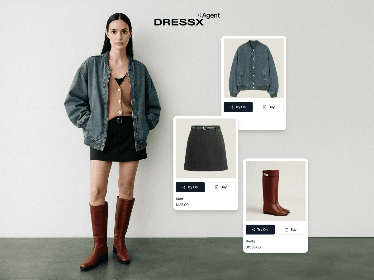 DRESSX Agent is a platform by DRESSX, that merges the intelligence of AI search with the artistry of styling