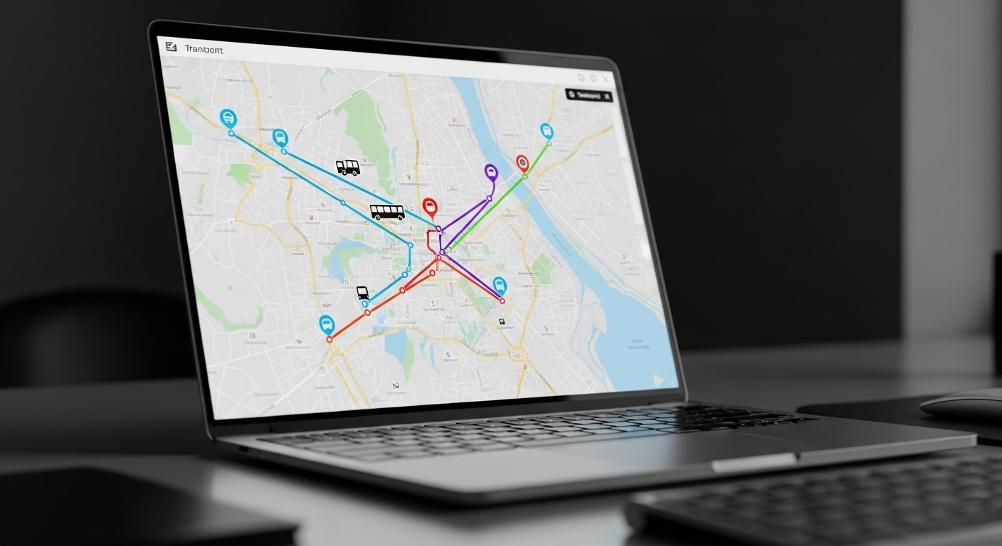 Dashboard tecnológico con múltiples flotas integradas en una sola plataforma GPS, mostrando datos de ubicación y rendimiento en tiempo real.