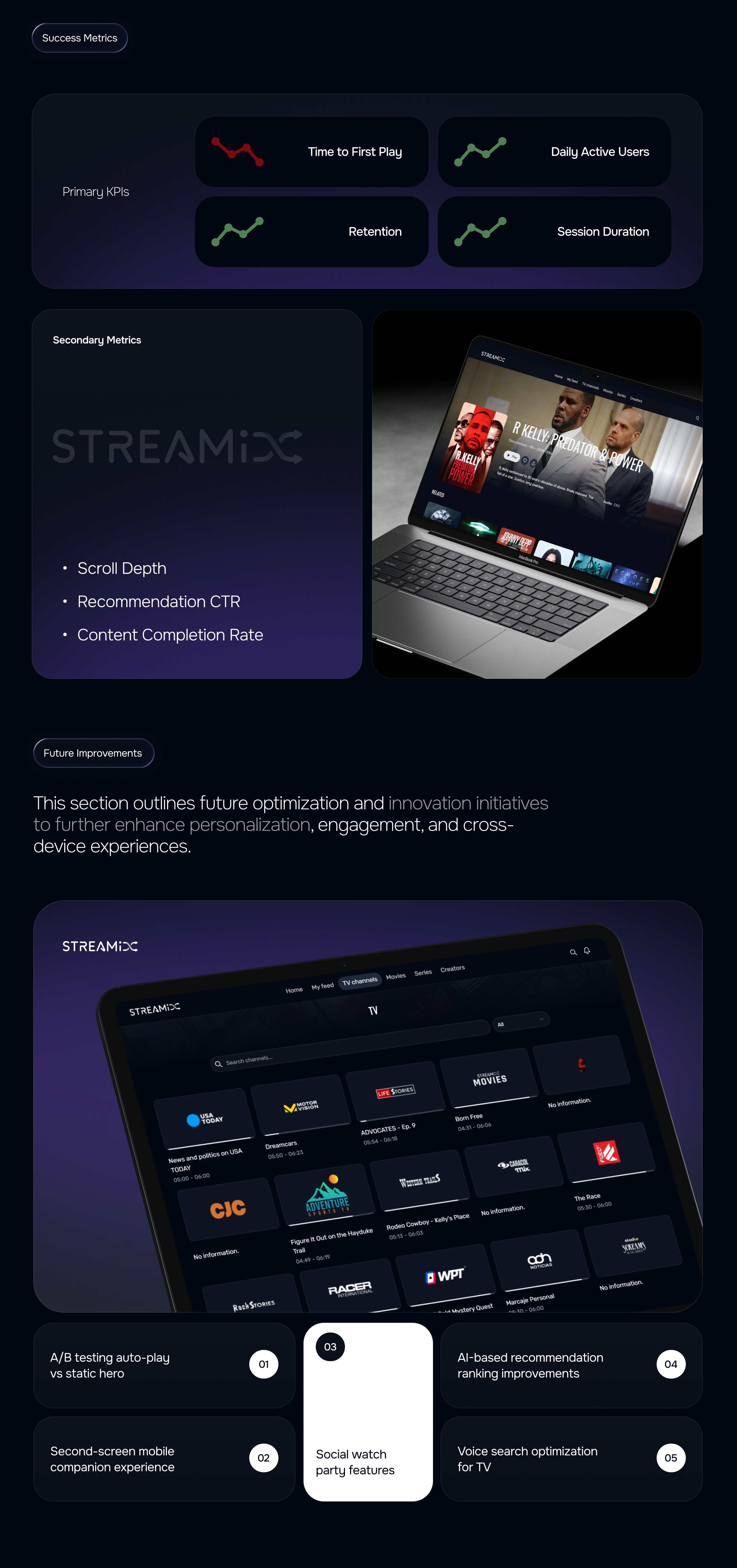 StreaMix case study page 7