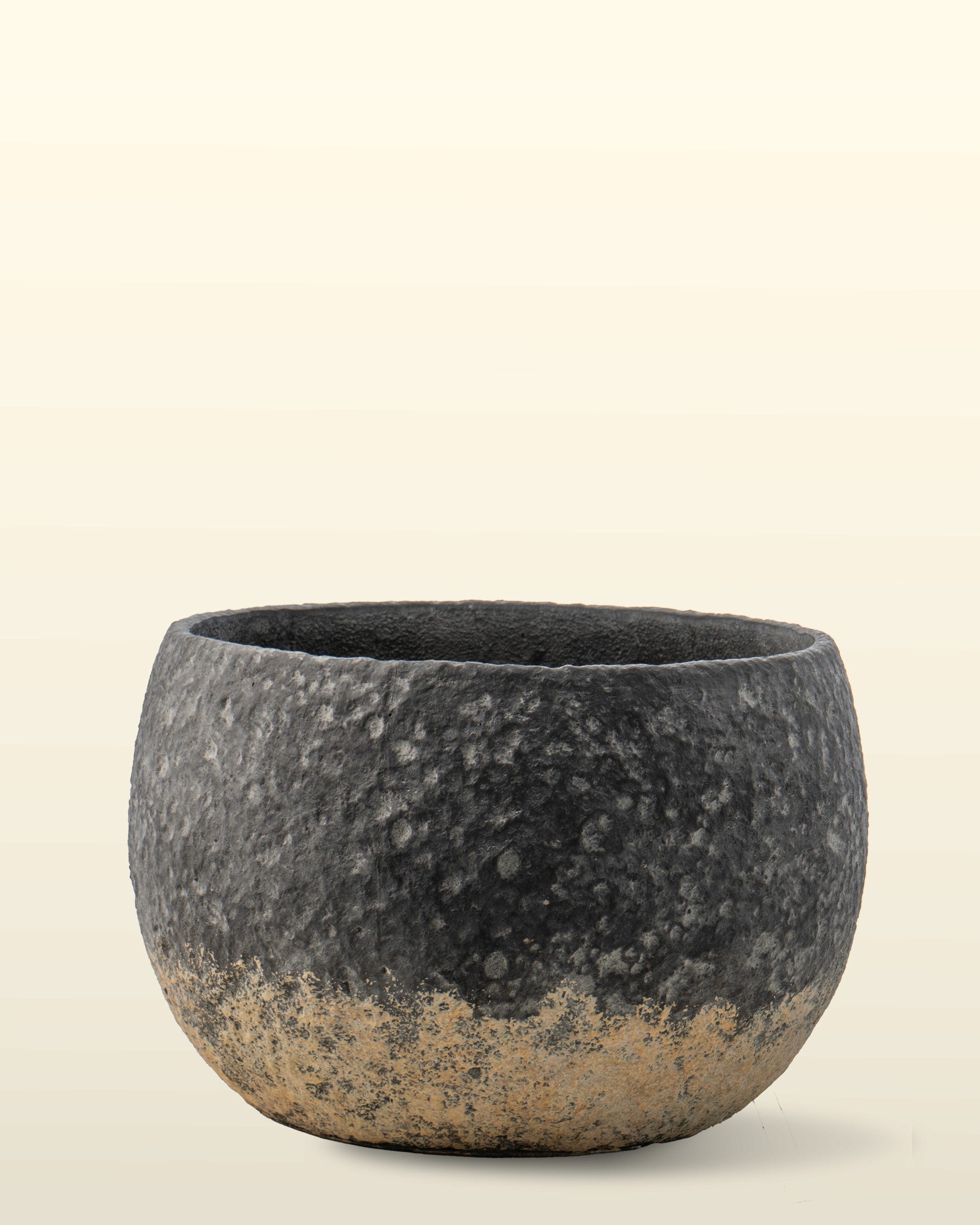 حوض فايبر كلاي رمادي داكن — 54.5×54.5×35 سم — البيت الأخضر