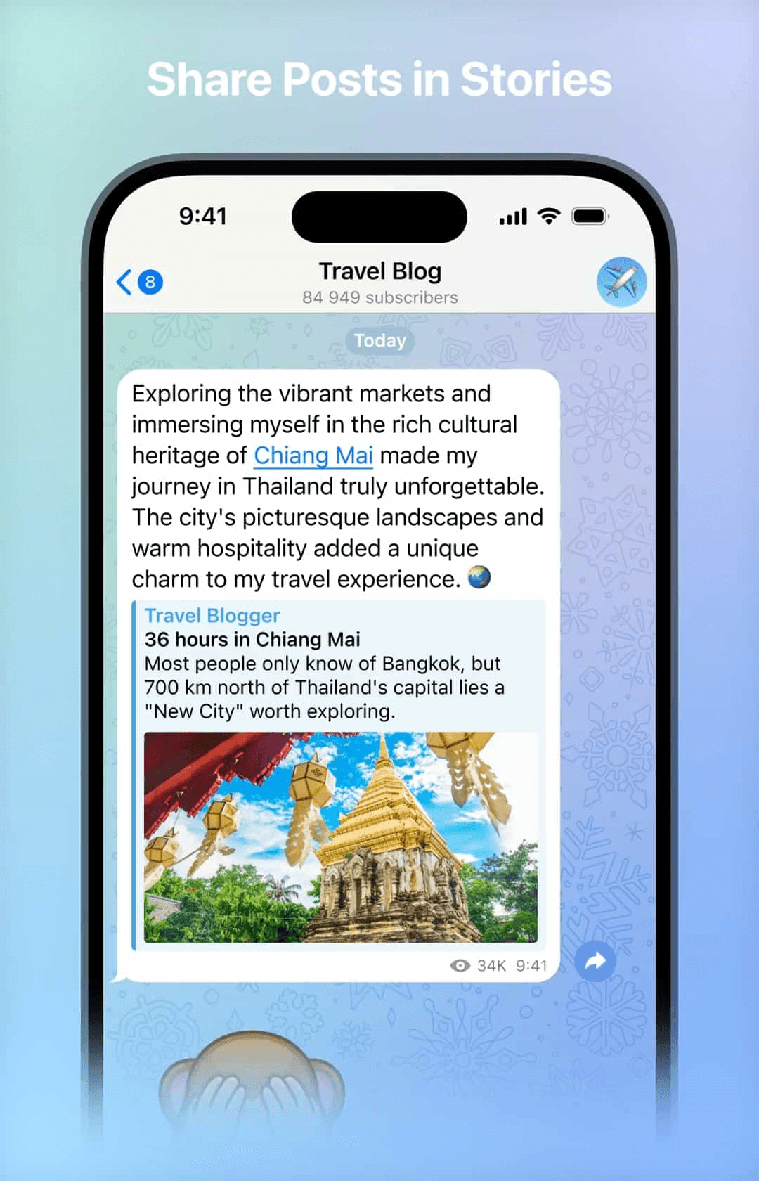 Good Telegram announcement