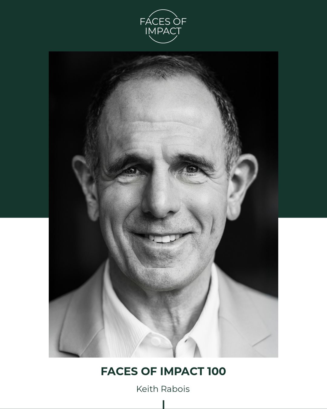 Faces of Impact 100 Honoree - Keith Rabois - Black and White Portrait by Artem Shestakov