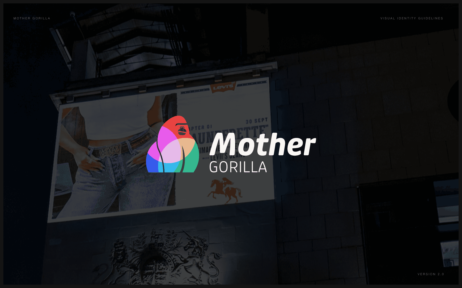 choosen wordmark over a dark night project image