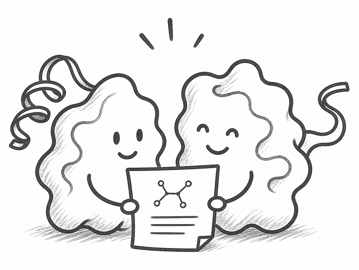 Illustration of a Happy Protein with Its PTMs