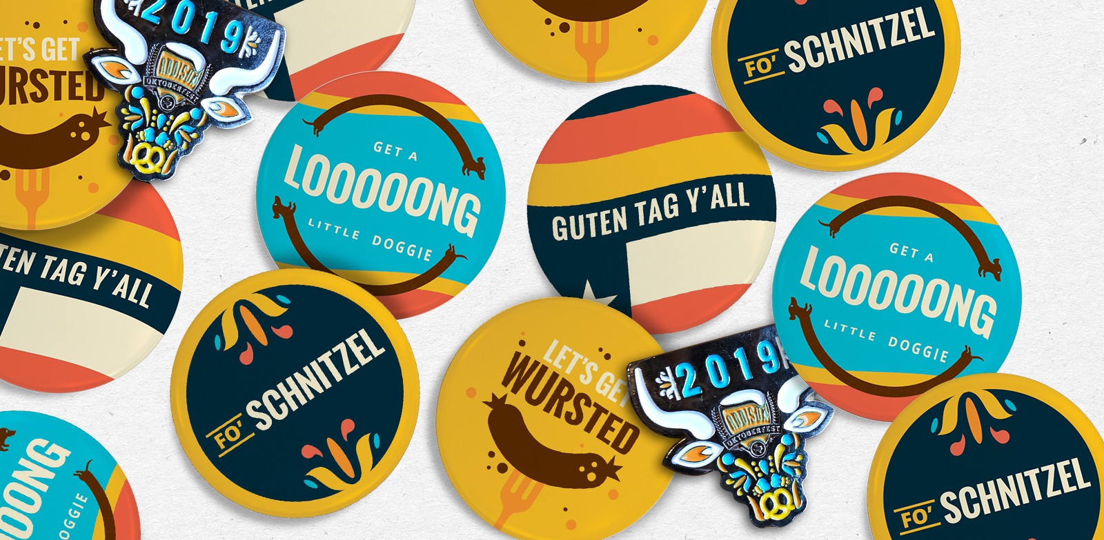 event branding button pin swag