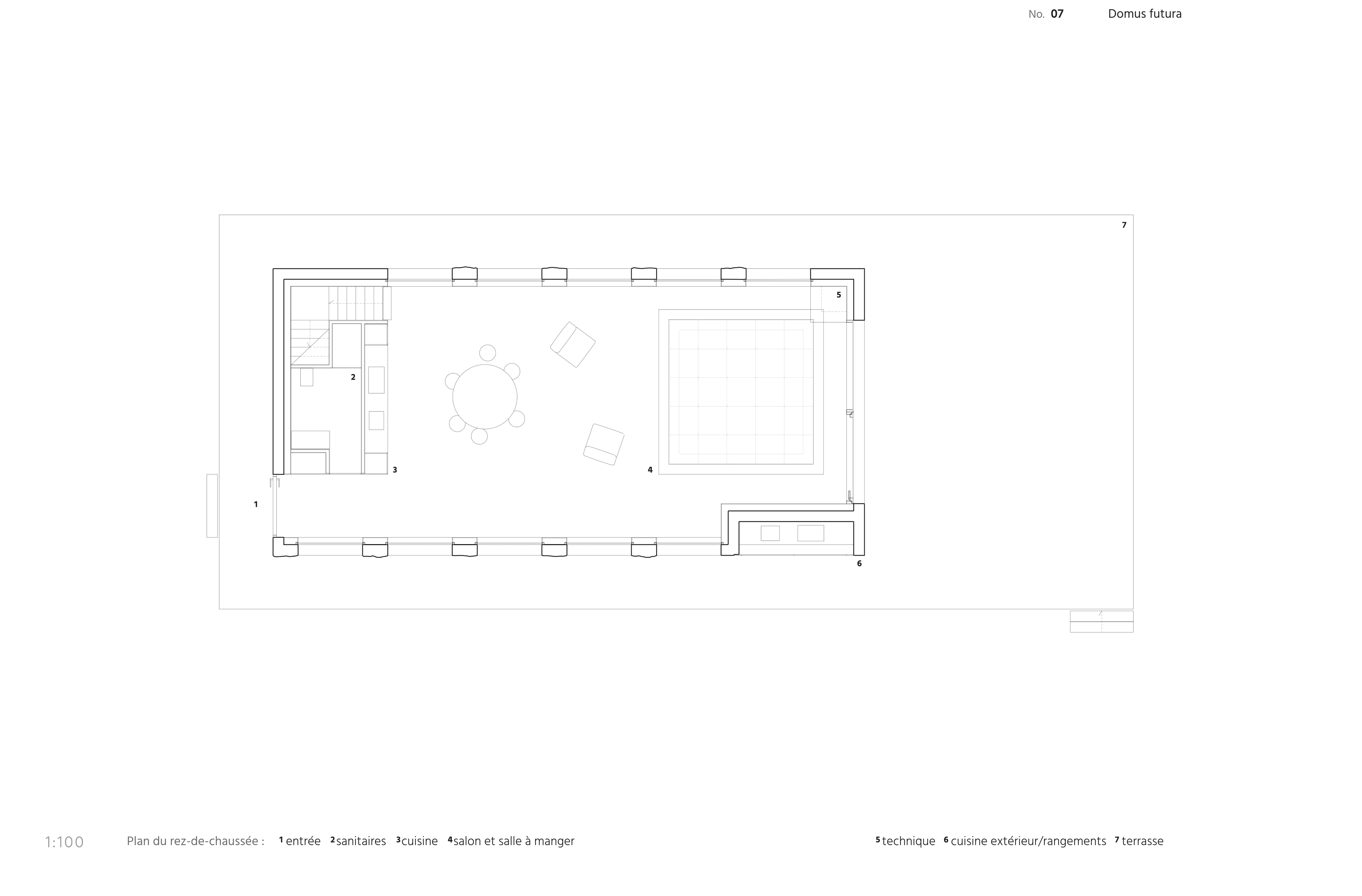 Villa Théoule plan 
