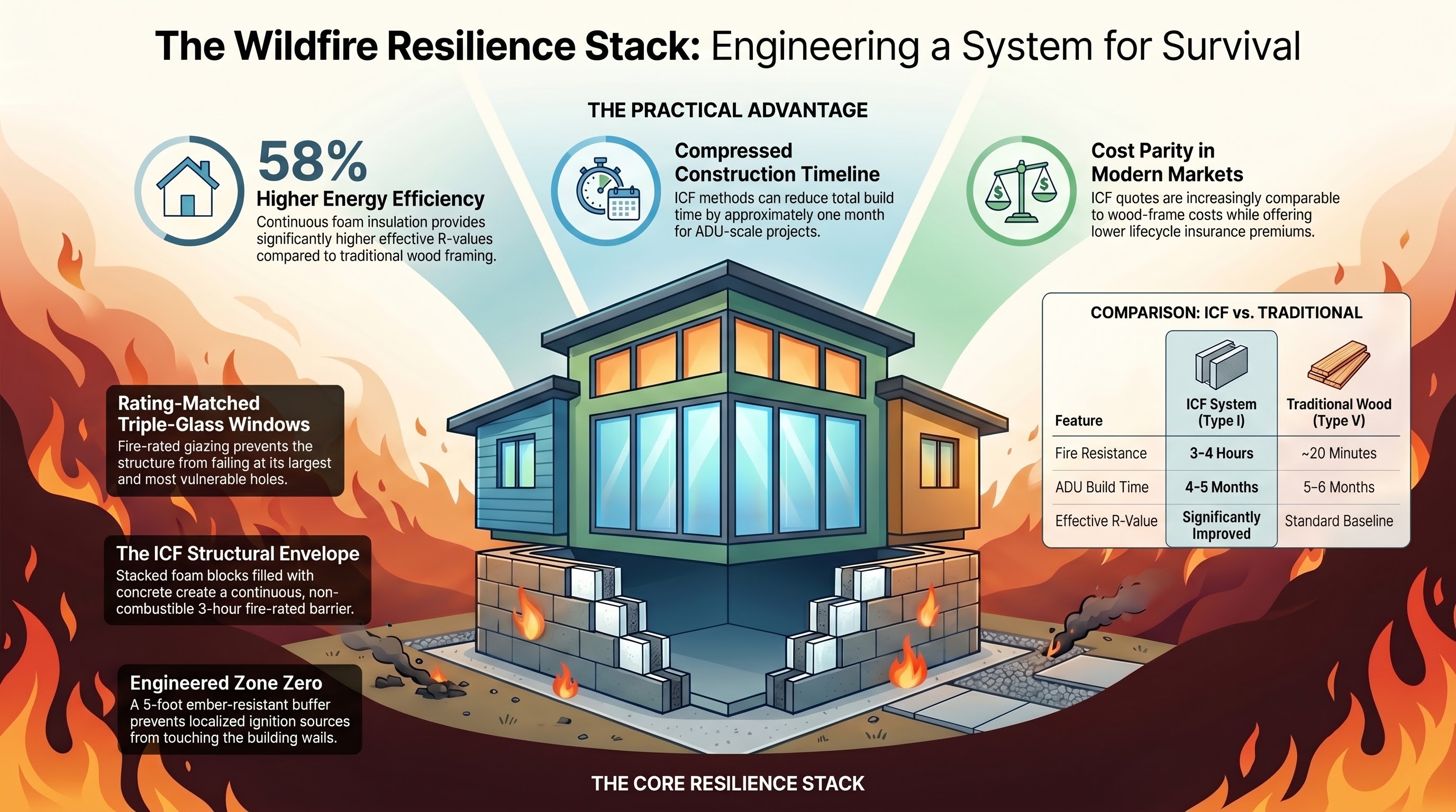 Builtech Construction Group - The Wildfire Resilience Stack - Engineering a System for Survival