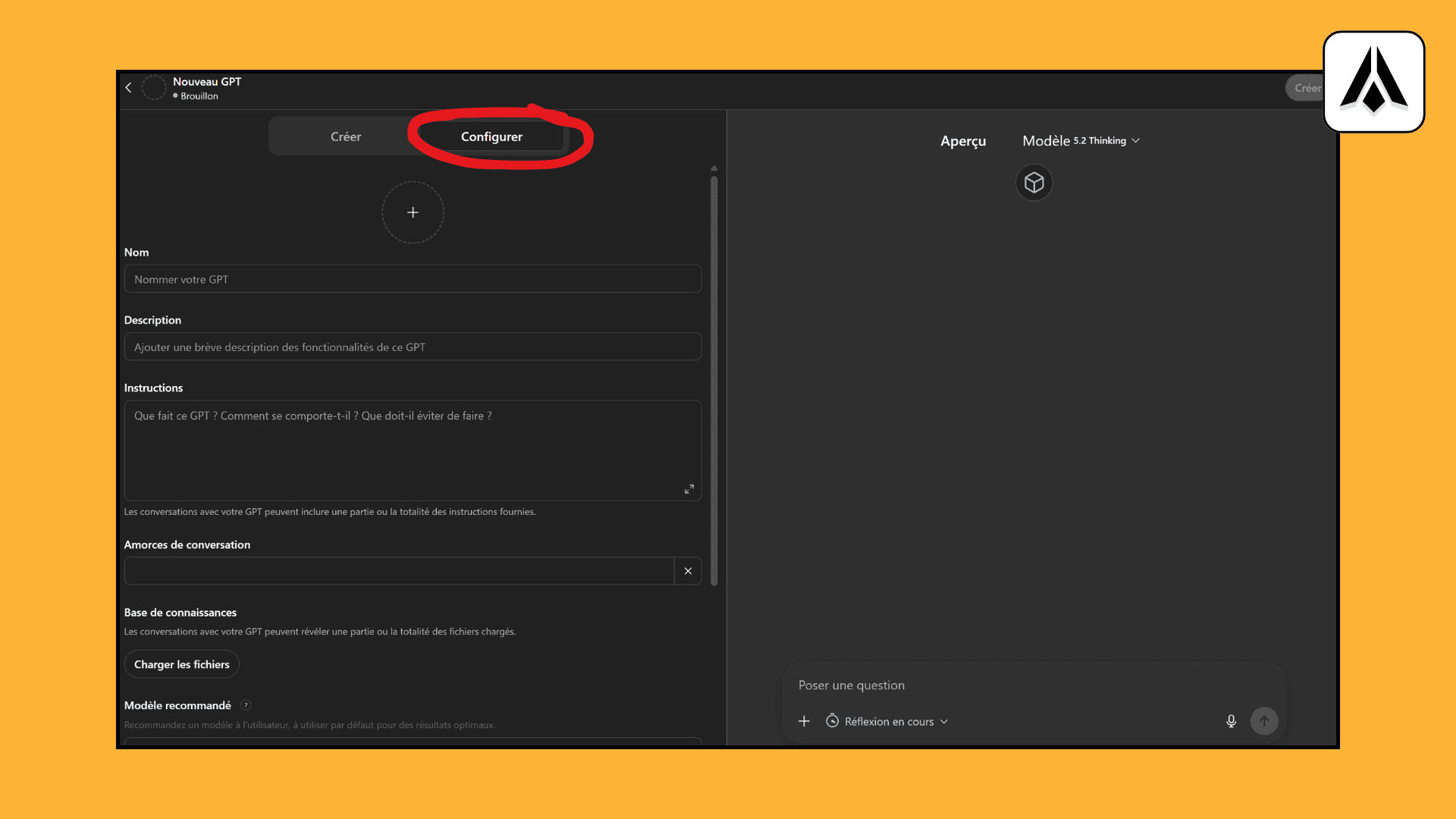 L'Onglet "Configure" : Le Cœur du Réacteur - Digit Formations