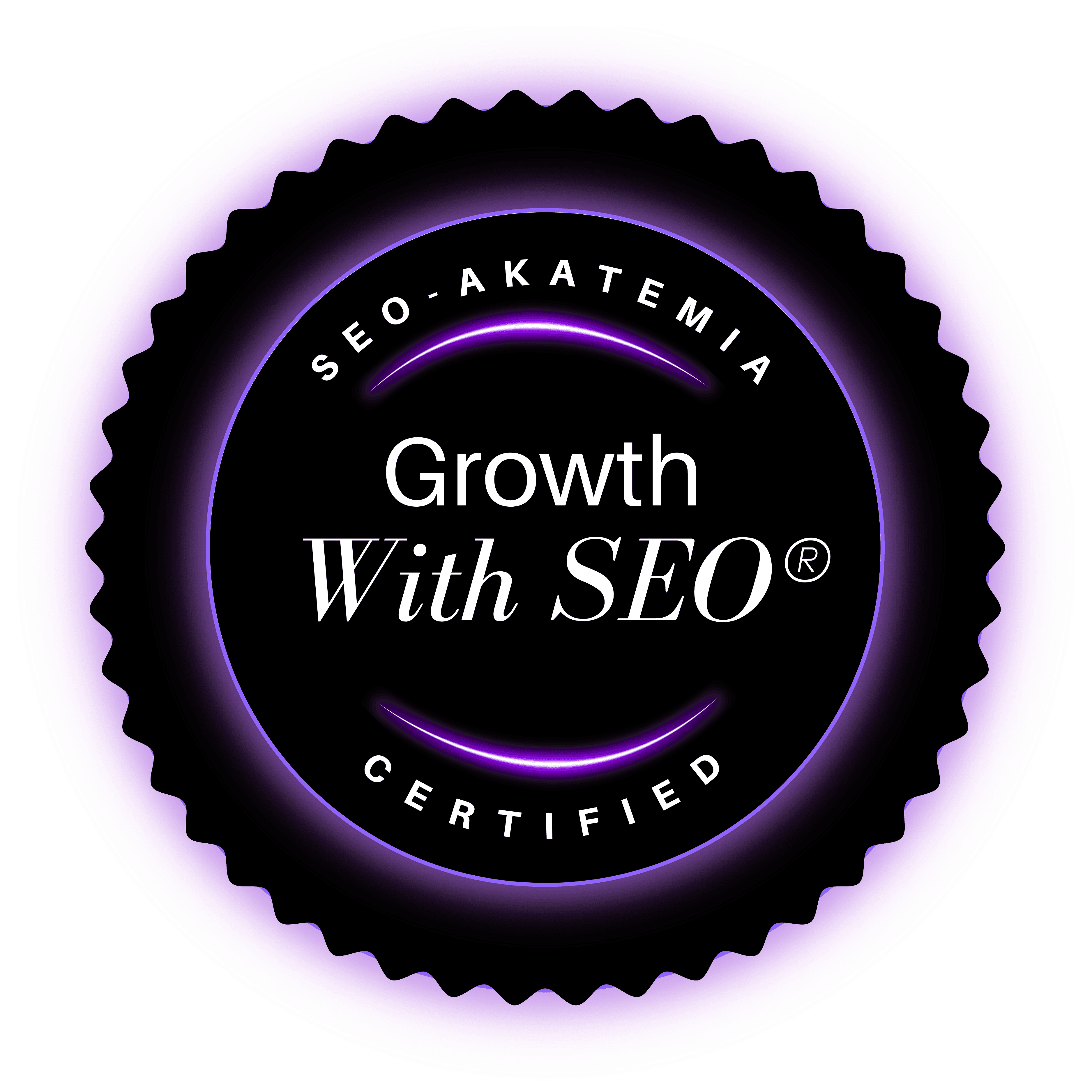 SEO akatemia Growth With Seo Certified Badge