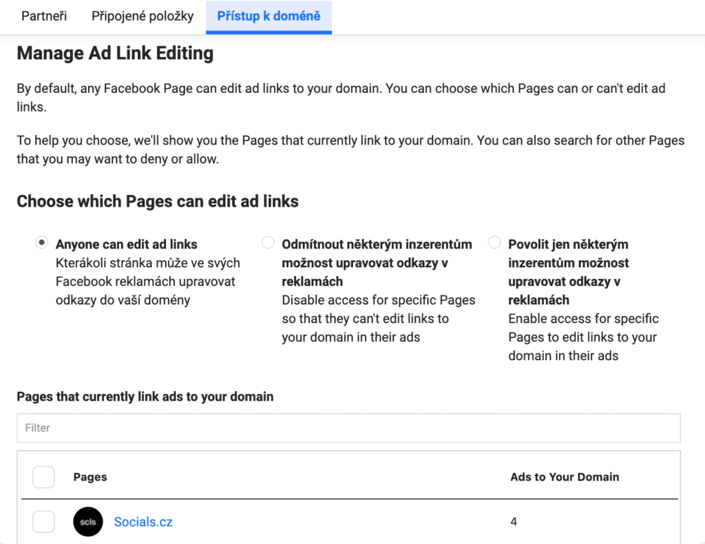 verifikace domeny na facebooku 5