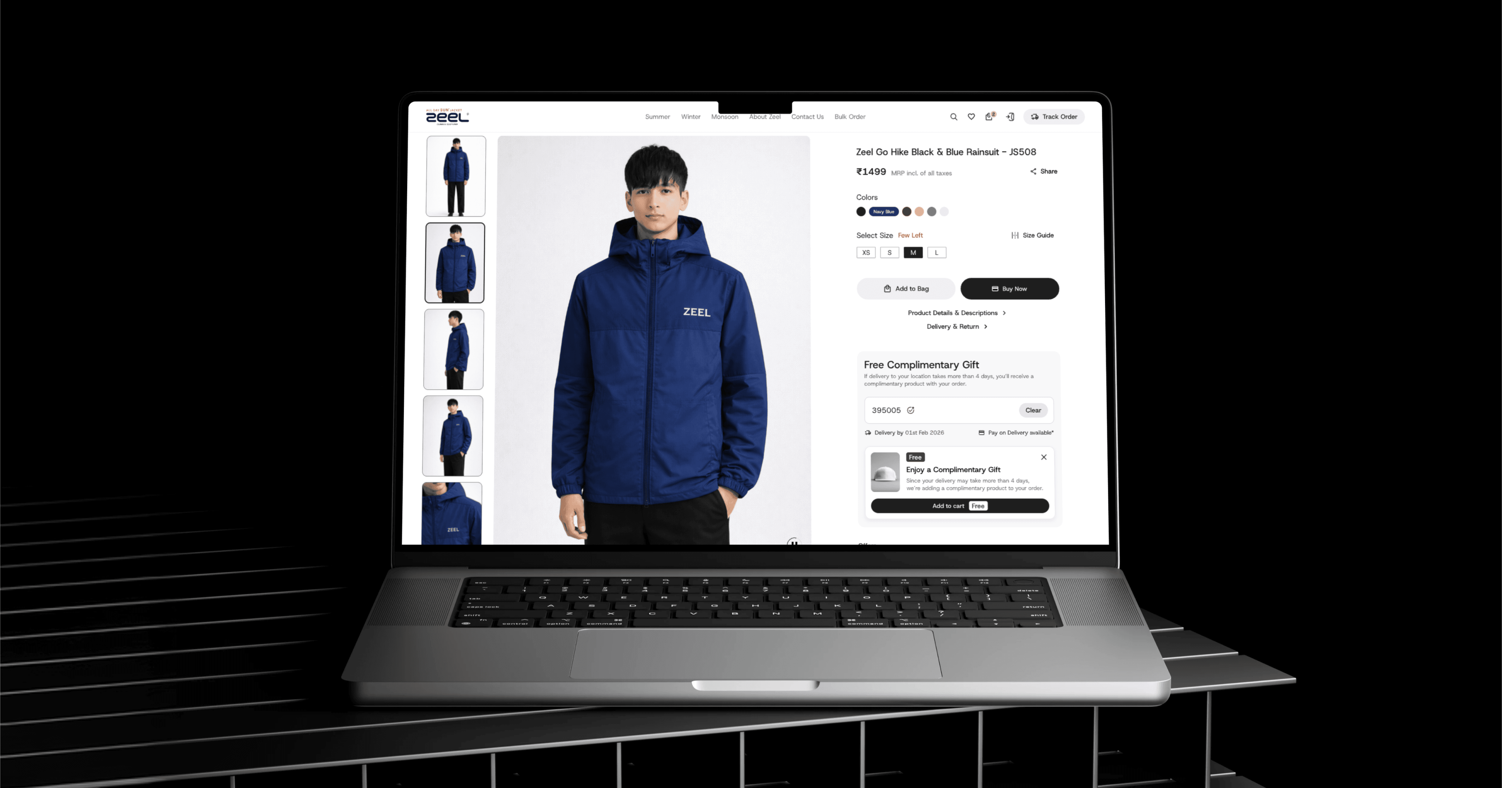 Zeel – India's largest climate clothing brand logo, manufacturer of rainwear and seasonal wear since 1995