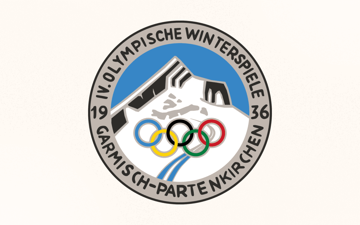 1936 winter olympics logo