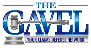 The Gavel - Your Claims Defense Network logo.