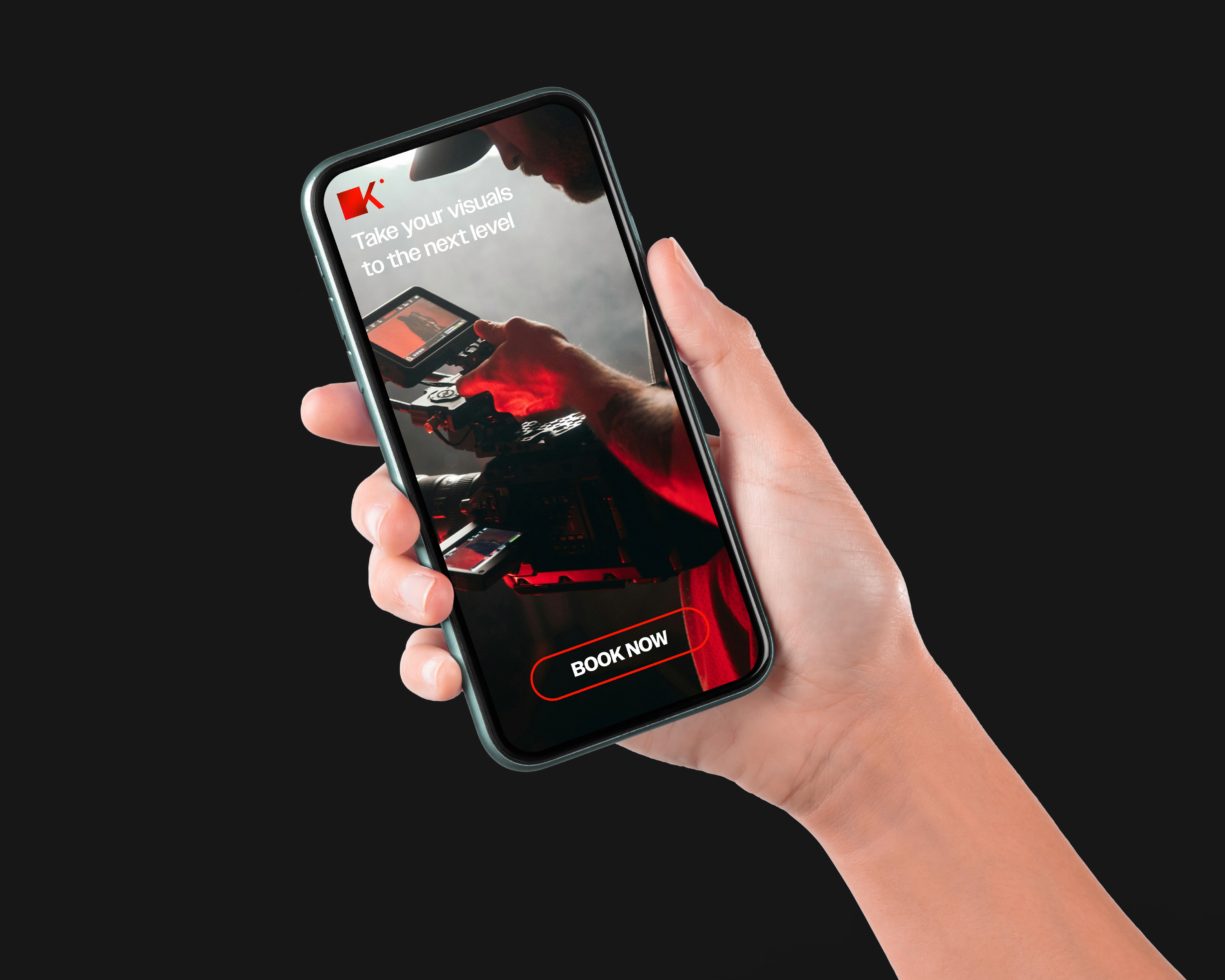Instagram story mockup for media production company