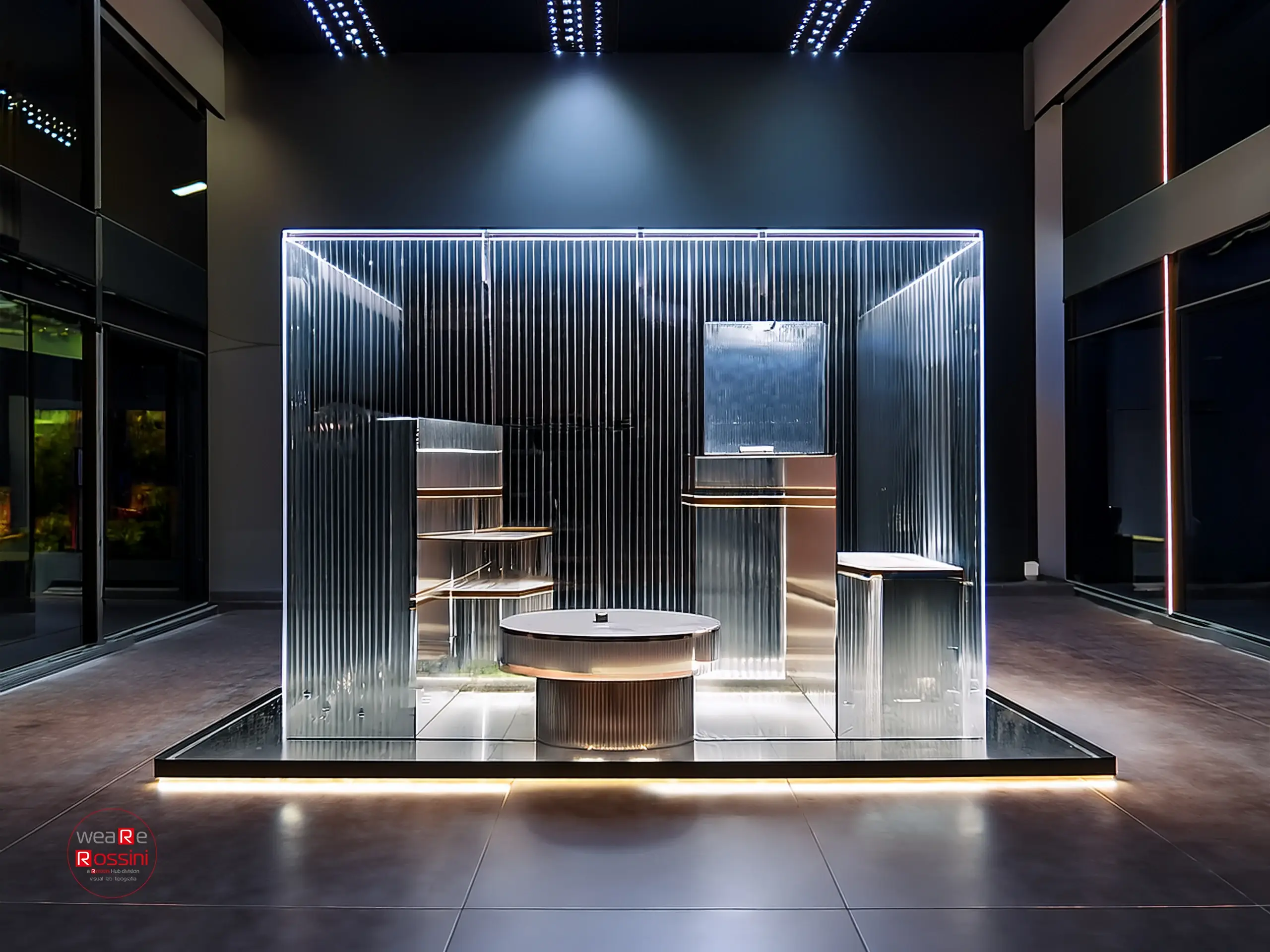 Stand con pannelli stampati