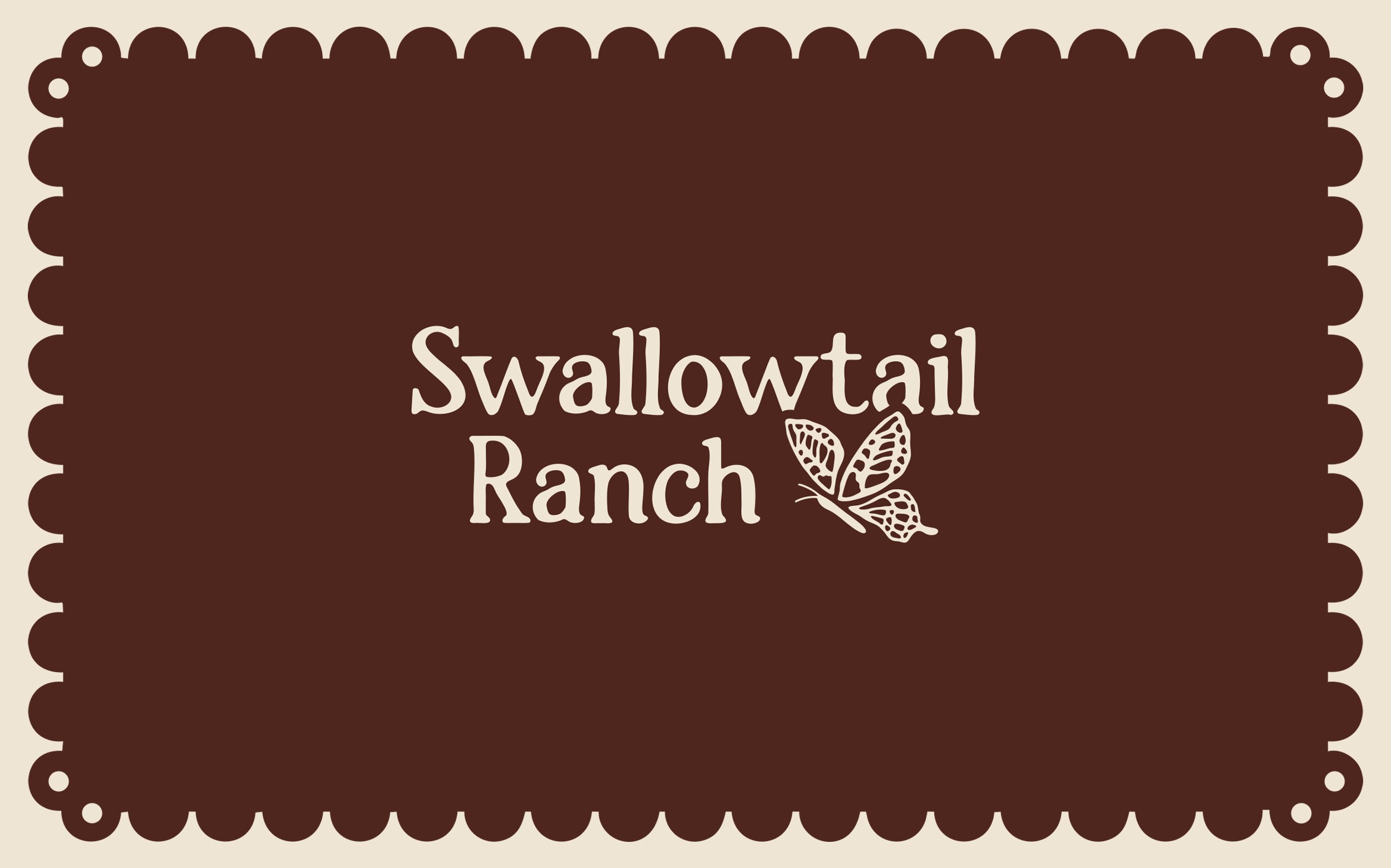 rustic organic logo for farm