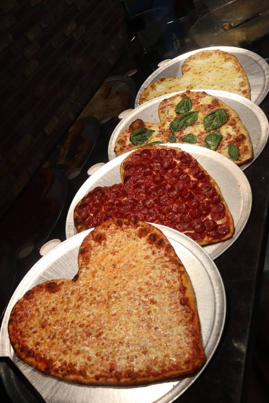 Margherita Heart Shape Pizza