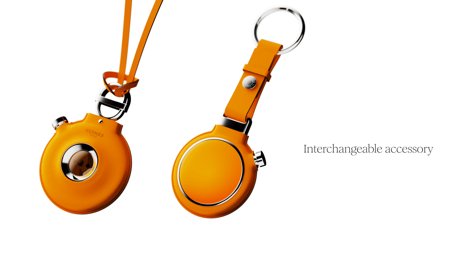 CACHE interchangeable neck strap and clip accessories