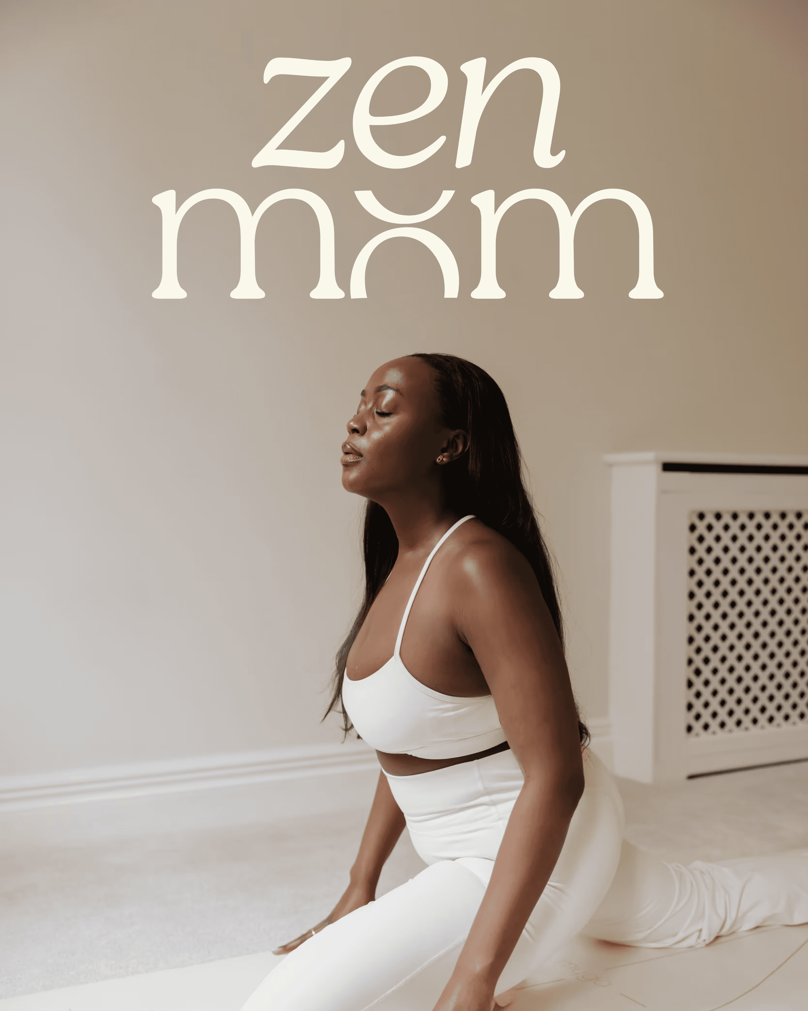 Zen Mom minimalist lifestyle community focused wellness branding and visual identity design by Atelier Jovae